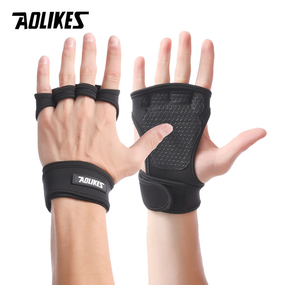 Crossfit Workout Gear - AOLIKES ağırlık kaldırma eldivenleri eğitim spor