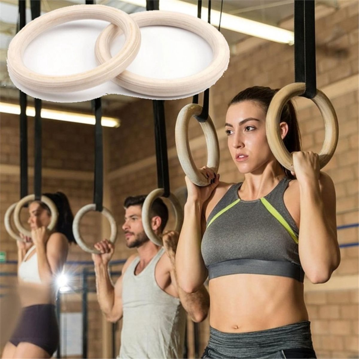 Yaz İndirimi 2 Adet Ahşap Taşı - Gymnastic Ring Wood incelemesi ve fiyatı